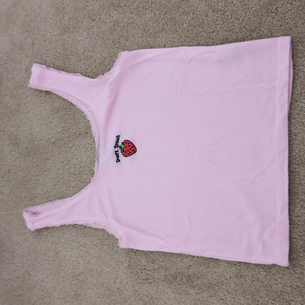 Forever 21 Pink Lace Tank Size S